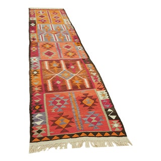 Vintage Kilim Runner Rug For Sale