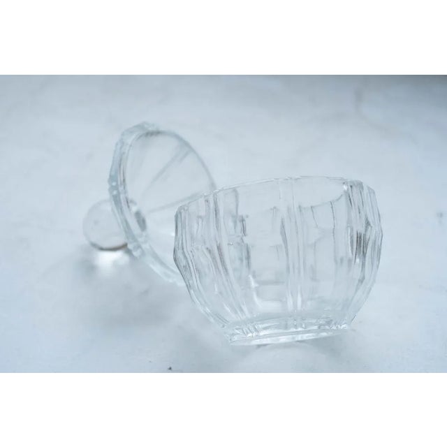 Mid-Century Small Glass Candy Jar For Sale - Image 8 of 13