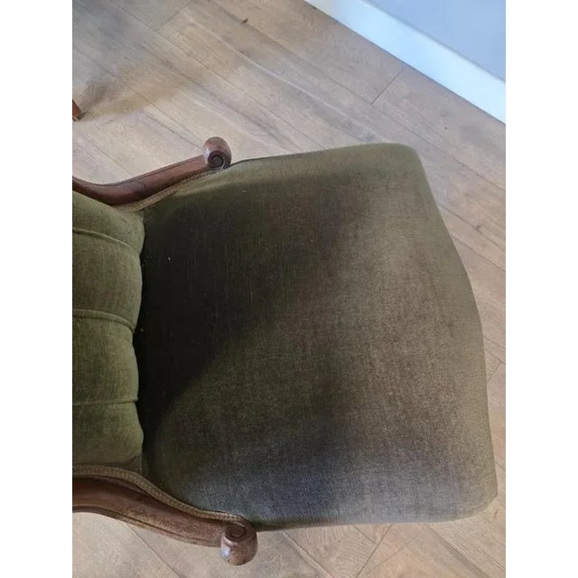 Victorian Ladies and Gents Spoon Back Chairs, Set of 2 For Sale - Image 5 of 9