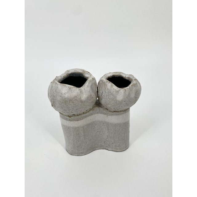 a small vase * Material: studio ceramics * Design/manufacturer: Gisbert & Barbara Haberland * charismatic double vase in...