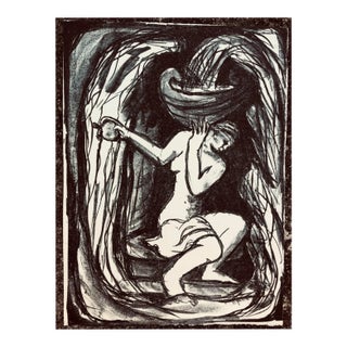 1990s Adrienne Anderson Eve Lithograph For Sale