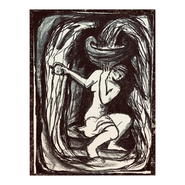 1990s Adrienne Anderson Eve Lithograph For Sale