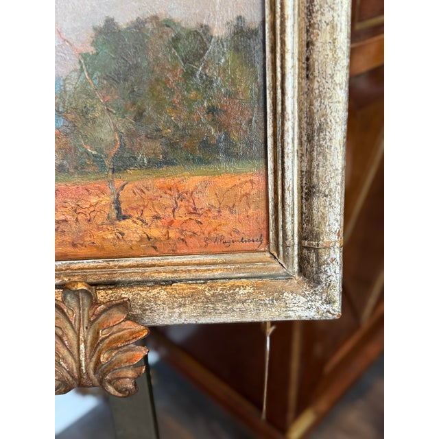 Gregoor Van Puyenbroeck French Riviera Landscape, Porquerolles, 1932 For Sale - Image 4 of 11