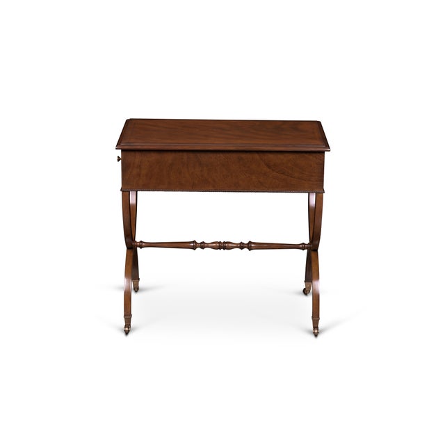 Brown Maitland-Smith Sewing Table For Sale - Image 8 of 9