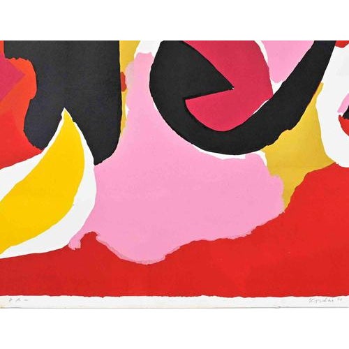 Lithograph on paper. Hand signed and dated in pencil. Artist proof. Printed by Grafica de Greci (dry stamp). Excellent...