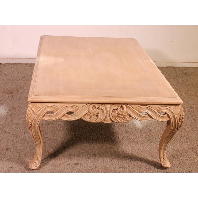 Polychrome Wooden Coffee Table, 1980s For Sale - Image 10 of 13