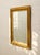 American Large Vintage Wood Framed Rectangular Wall Mirror For Sale - Image 3 of 6