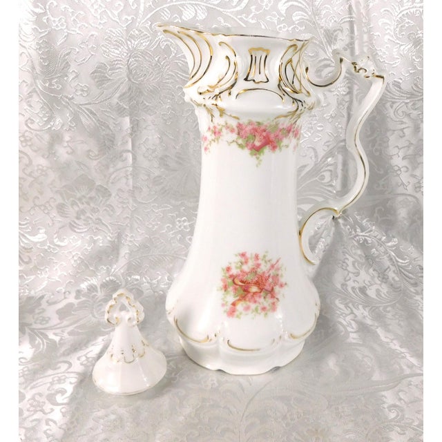 Contemporary 1980s White Unmarked Chocolate Pot For Sale - Image 3 of 9