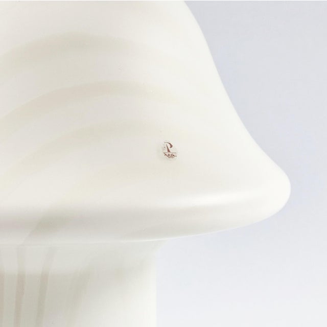 Large Mid-Century Space Age Glass Mushroom Table Lamp from Peill & Putzler, Germany, 1970s For Sale - Image 4 of 11