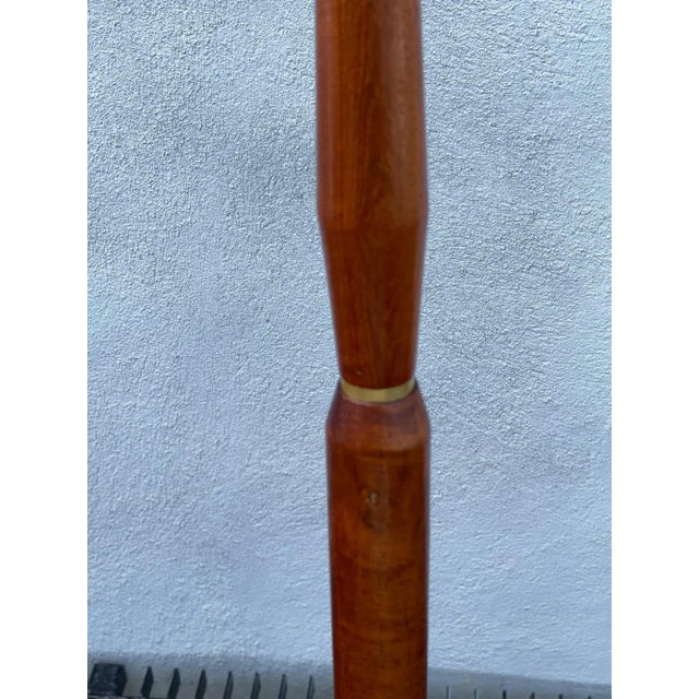 Teak Danish Mid Century Floor Lamp For Sale - Image 4 of 7