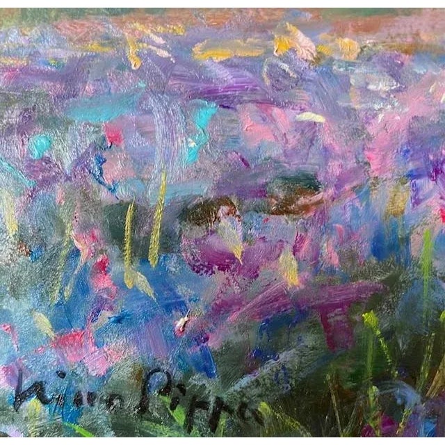 French Provincial French Provincial Landscape Painting For Sale - Image 3 of 9