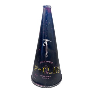 “Stud House P Club” Vintage Cheerleader Megaphone For Sale
