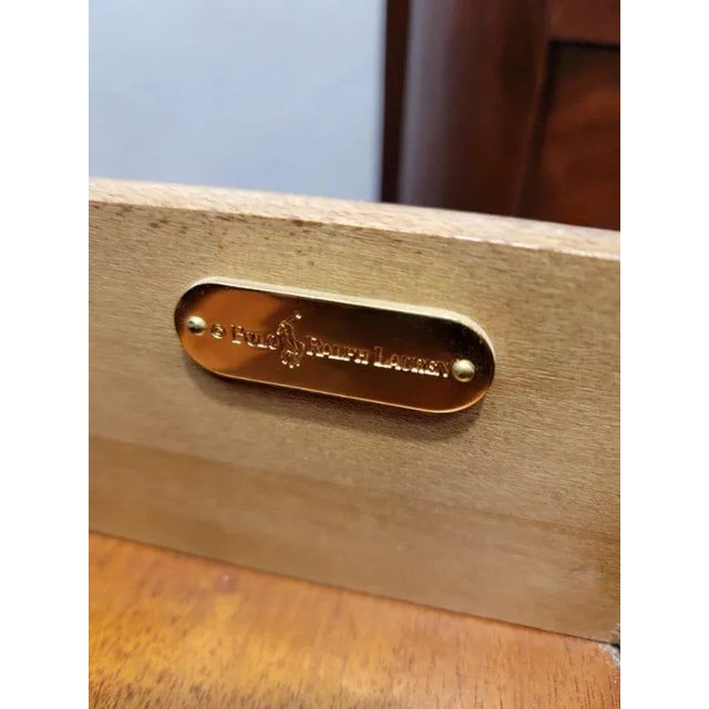 Art Deco Style Flame Mahogany Chests of Drawers by Ralph Lauren - Pair For Sale In Chicago - Image 6 of 6