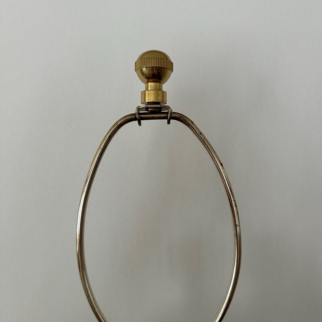 Vintage Frederick Cooper ceramic urn style lamp features a floral and butterfly motif against a green background. The lamp...