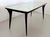 Black Dining Table with Pale Green Glass Top in the style of Carlo De Carli, Italy, 1950s For Sale - Image 8 of 8