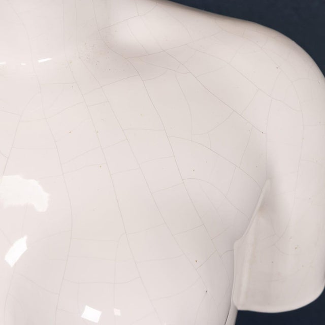 Vintage Italian Ceramic Table Lamp by Giulio Ciniglia for Vivai Del Sud, 1970 For Sale - Image 14 of 17