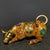 Vintage Cloisonne Enamel Bull Figurine – 9.8" Yellow Ground Gilt Ox Sculpture For Sale - Image 4 of 9
