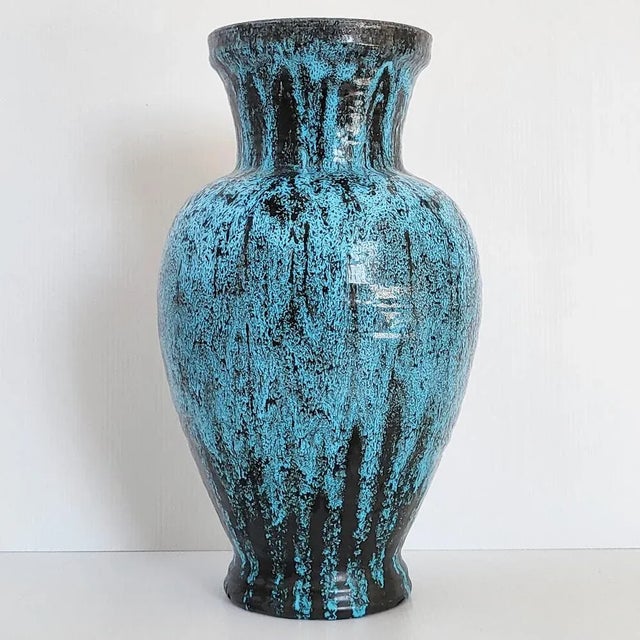 Vintage French Ceramic Vase from Accolay, 1960s For Sale - Image 9 of 9