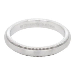 Vintage Tiffany & Co. Platinum Band Ring Size 5.5