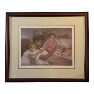 1989 Brenda Joysmith Signed Print "Memories of Waiting" For Sale