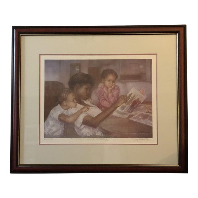 1989 Brenda Joysmith Signed Print "Memories of Waiting" For Sale