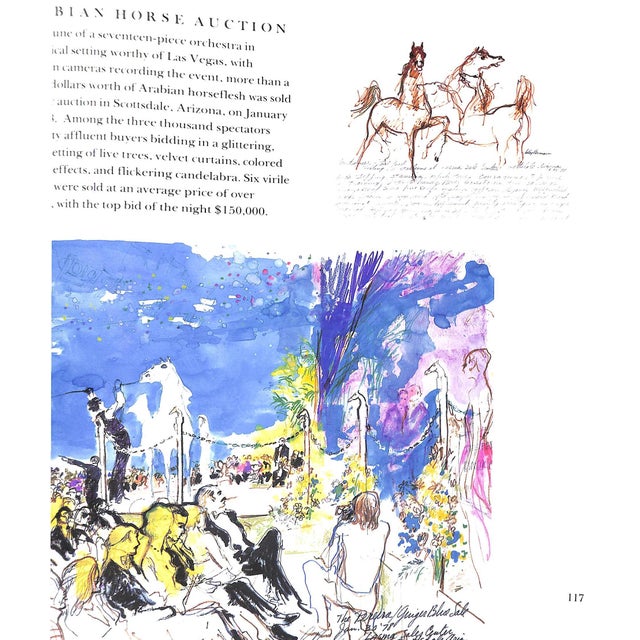 Traditional "Horses" 1979 Neiman, LeRoy For Sale - Image 3 of 12