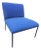 Fogia Tondo Lounge Chair in Blue For Sale