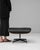Mid-Century Modern Eames Leather Ottoman Attributed to Herman Miller Black For Sale - Image 17 of 18