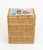 Brown Mid-Century Modern Rattan and Brass Chest of Drawers, Italy, 1970s For Sale - Image 8 of 16