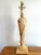 Almond Midcentury Banded Marble Art Deco Table Lamp, Rewired For Sale - Image 8 of 8