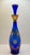 Early 20th Century Early 20th Century Bohemian Glass Blue & Gold Decanter Set- 6 Glasses & Decanter For Sale - Image 5 of 11