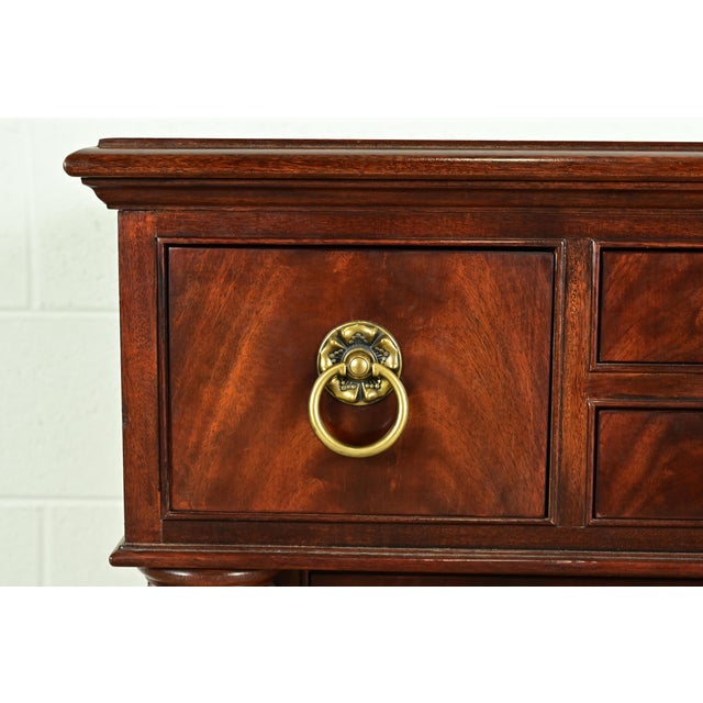 Ralph Lauren Style American Empire Flame Mahogany Master Chest of Drawers by Henredon For Sale - Image 9 of 17