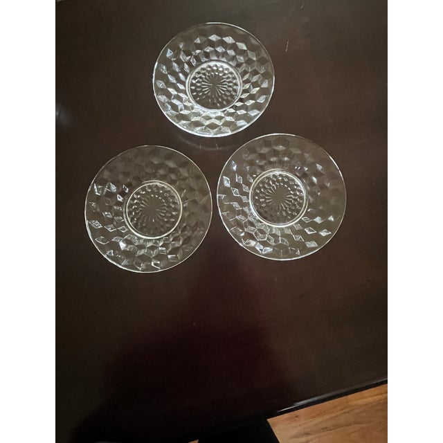 Mid 20th Century Cut Glass Teacups & Saucers, Set of 19 For Sale - Image 10 of 10