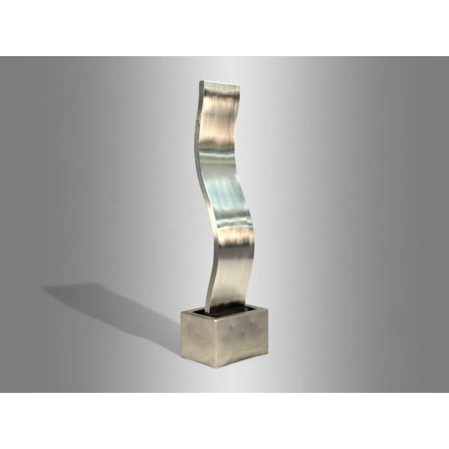 Archie Held Studio, Contemporary, Stainless Steel, Monumental "Wave" Water Sculpture, USA, 2000 A monumental "Wave"...