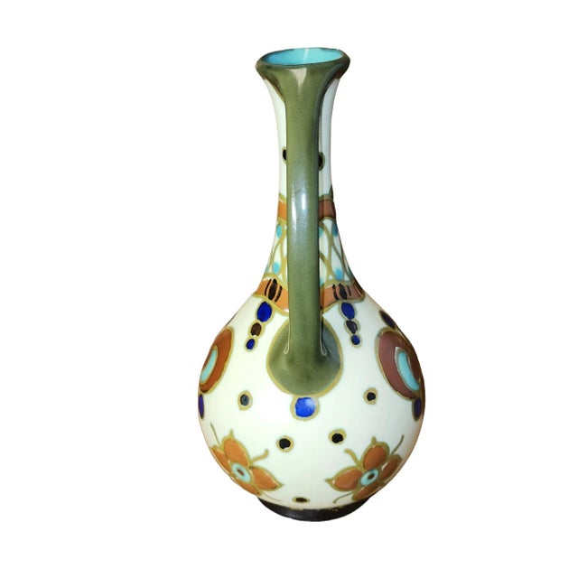 Beautiful 1920s example PZH ( Plateelbakkerij Zuid Holland) Royal Zuid Gouda jug in excellent condition. Magda pattern,...