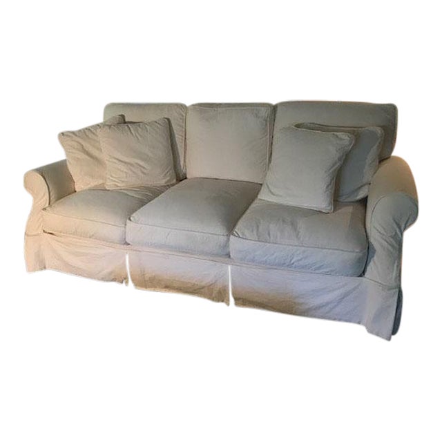 Pottery Barn Slipcover Sofa Chairish