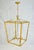 Brass Chapman & Myers for Visual Comfort Brass & Rattan Chandelier For Sale - Image 8 of 18