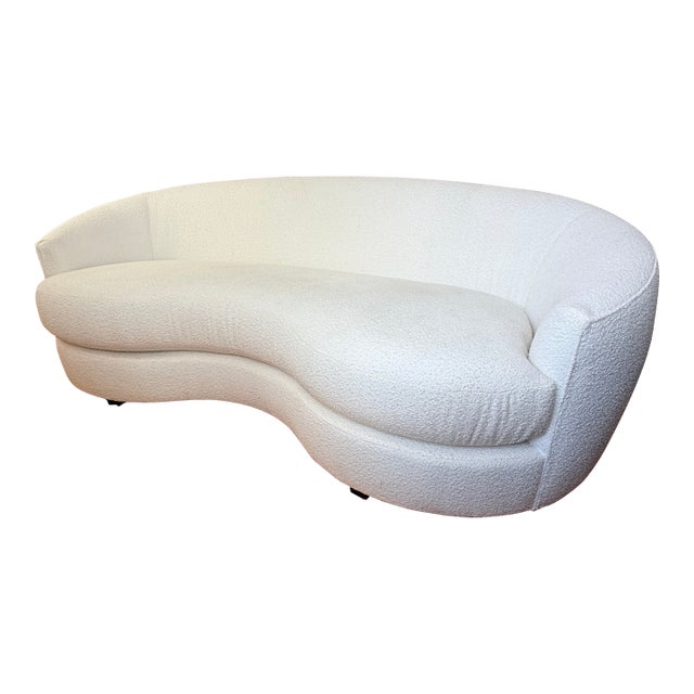 Mitchell Gold White Giselle Sofa For Sale