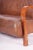 Brown Vintage Art Deco Lounge Set in Walnut and Leather, 1930s, Set of 3 For Sale - Image 8 of 11