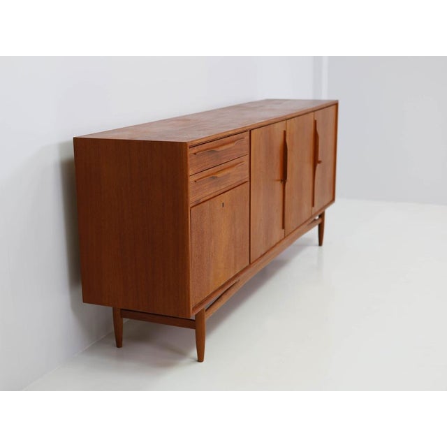 1960s Swiss Design Sideboard in Teak, 1960s For Sale - Image 5 of 12