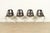 An iconic set of four Eames "DSS" shell side chairs, dining chairs, or office chairs By Charles & Ray Eames for Herman...