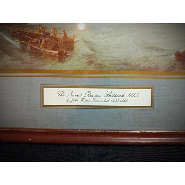 Mid 20th Century Framed Print "The Naval Review Spithead" by John Wilson For Sale In New York - Image 6 of 7