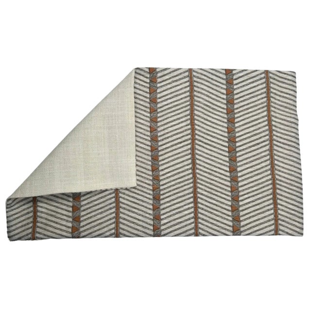 Zanzibar Rust Pillow Cover, 12x20 Pillow For Sale - Image 4 of 5