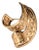 Vintage Signed Crown Trifari Goldtone Woven Ribbon Brooch, 1962 For Sale