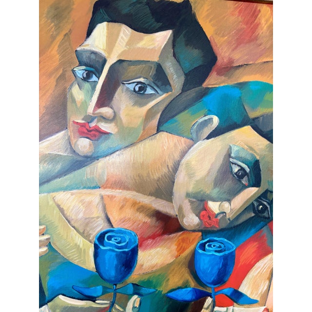 1990s 1990s Yuroz "The Preservation of Love" Artist Proof Ap 15/25 Signed Serigraph on Canvas, Framed For Sale - Image 5 of 7