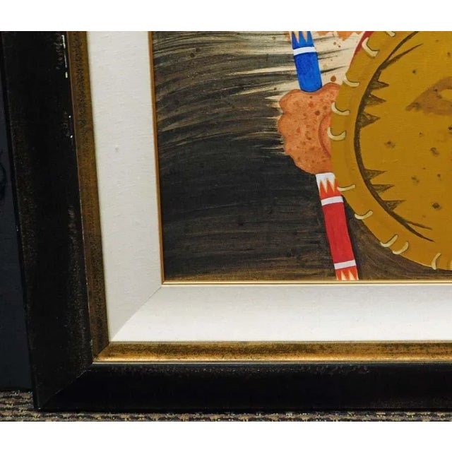 2000 - 2009 Rance Hood Original Portrait Oil Painting, Framed For Sale - Image 5 of 6