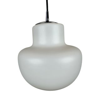 Vintage Opaline Mushroom Pendant Lamp from Peill & Putzler, 1970s For Sale