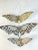 Brass Vintage Set of 3 Brass Butterfly Wall Hangings For Sale - Image 8 of 13