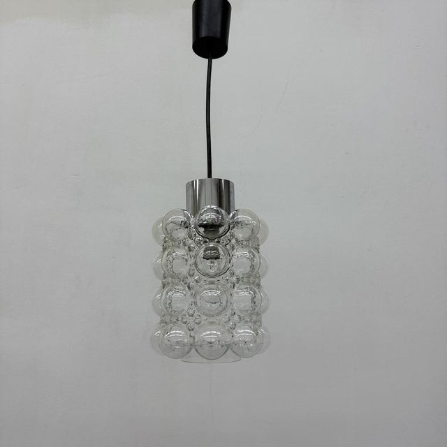 1970s Large Bubble Glass Pendant by Helena Tynell for Limburg, Germany, 1970s For Sale - Image 5 of 18