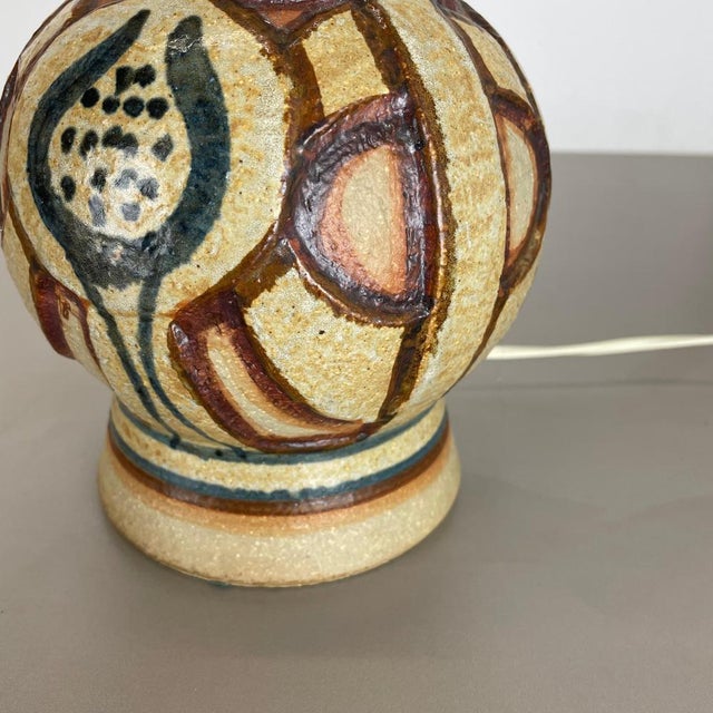 Ceramic Studio Pottery Table Light Base from Soholm Ceramic, Denmark, 1970s For Sale - Image 9 of 18